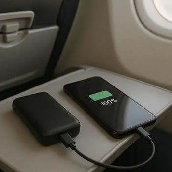 Pode levar power bank no avião? Saiba mais como funciona
