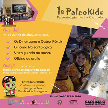 Vem aí a 1ª Paleokids!