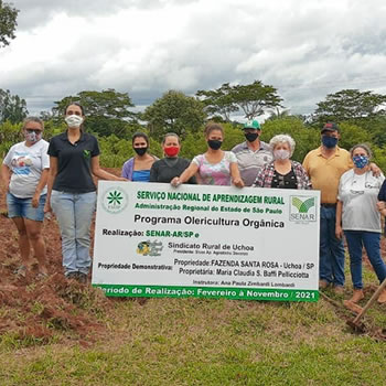 Curso de Olericultura Orgânica é realizado no Café da Colônia